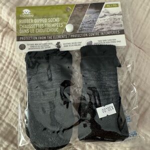 Dog Rubber Dipped Socks XL FouFouDog